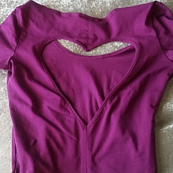 Pink Victoria's Secret Heart Back Crop Tee Small - Picture 6 of 11